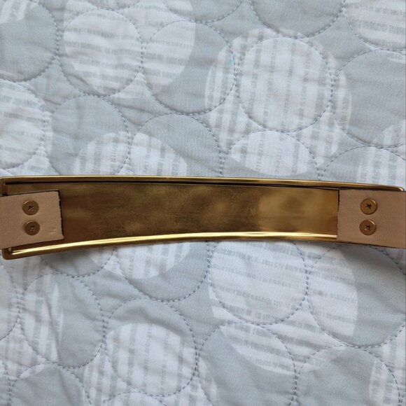 Women`s Waist Belt with Gold Metal Plate Size 14 main image 9